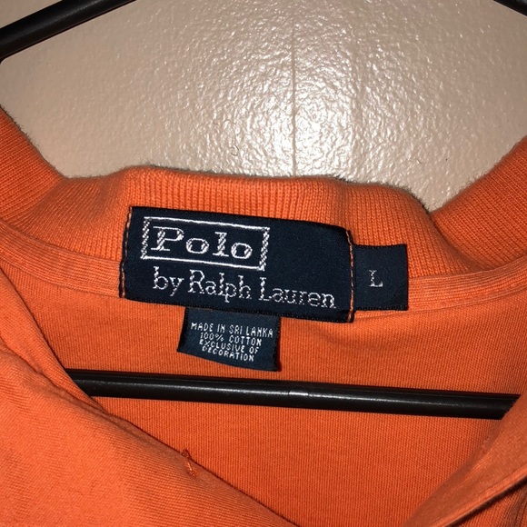 orange polo shirt - Picture 2 of 4